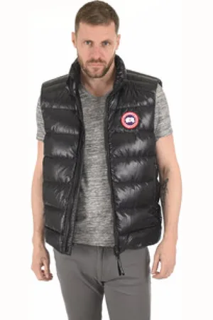 Canada Goose Jakke, Herre, Sort, L, Uld, Sort Crofton Puffer Vest