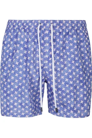 BARBA Badetøj, Herre, Blå, M, Polyester, Azzurro Enea Badeshorts