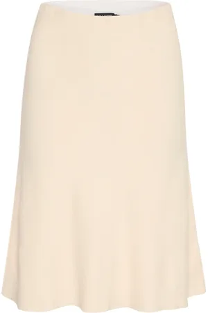 Soaked in Luxury Nederdel, Dame, , L, Slindianna Skirt Nederdele 30407403 Pearled Ivory