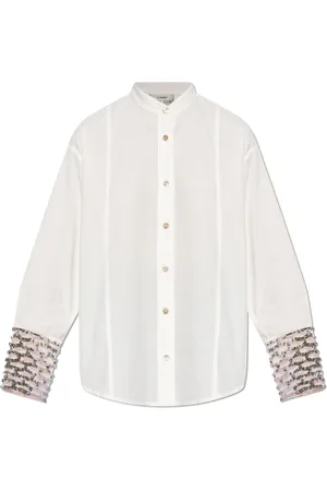 FORTE FORTE Bluser & Skjorter, Dame, Hvid, L, Bomuld, Bomuldsskjorte