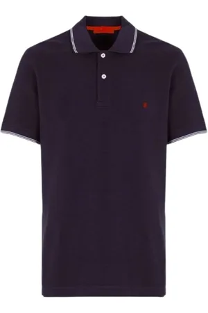 Carolina Herrera Top, Herre, Blå, M, Bomuld, Polo Bluser