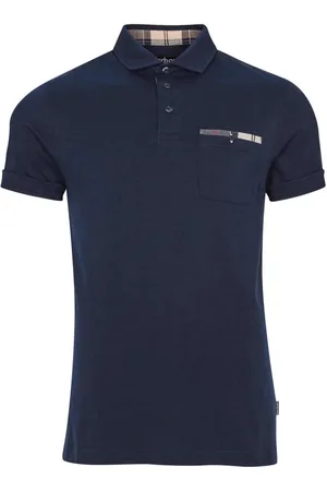 Barbour Top, Herre, Blå, M, Bomuld, Polo Bluser