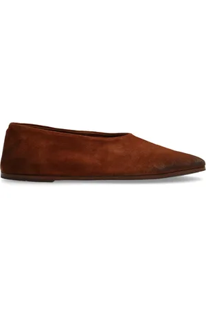 MARSÈLL Sko, Dame, Brun, 39 EU, Læder, Balletflats