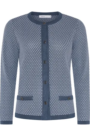 Skovhuus Strik, Dame, Blå, S, Bomuld, Blå Skov Cardigan