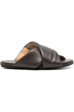 MARSÈLL Sko, Dame, Brun, 38 EU, Læder, Sliders