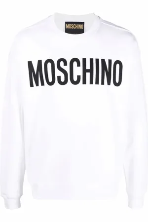 Moschino Sweathshirts & Hoodies, Herre, Hvid, XL, Uld, Sweatshirts