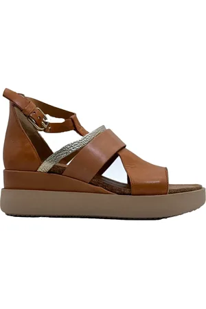 Mjus Sko, Dame, Brun, 38 EU, Flade sandaler