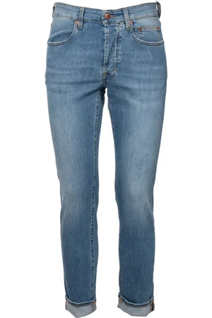 Siviglia Jeans, Herre, Blå, W40, Bomuld, Slim Fit Bomuld Jeans med Lynlås