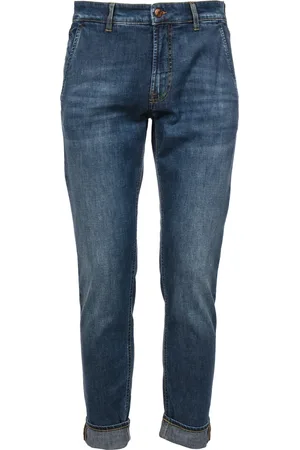 Siviglia Jeans, Herre, Blå, W40, Bomuld, Slim-fit Jeans