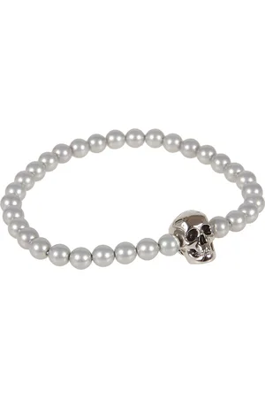 Alexander McQueen Tilbehør, Herre, Hvid, ONE SIZE, Uld, Bracelets