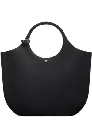 Courrèges Taske, Dame, Flerfarvet, ONE SIZE, Læder, Kornet læder mode håndtaske