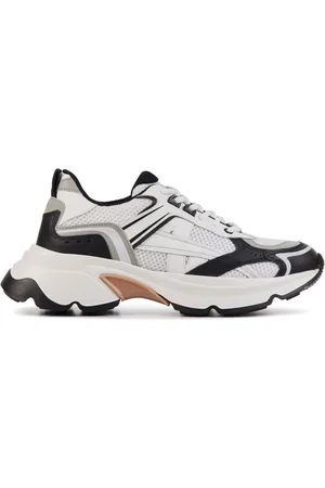 Nubikk Sko, Dame, Flerfarvet, 37 EU, Læder, Hvide Læder Sneakers