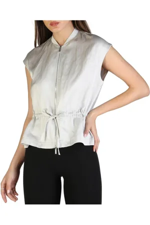 Armani Exchange Bluser & Skjorter, Dame, Grå, XS, Bomuld, Blouses
