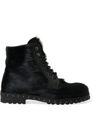Dolce & Gabbana Sko, Herre, Sort, 40 EU, Læder, Ankelstøvler