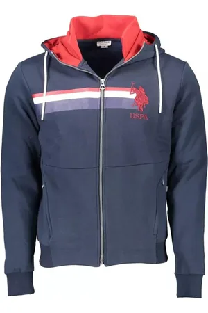U.S. Polo Assn. Sweathshirts & Hoodies, Herre, Flerfarvet, 2XL, Bomuld, Zip-throughs