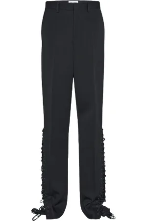 Jean Paul Gaultier Bukser, Dame, Sort, M, Uld, Wide Bukser