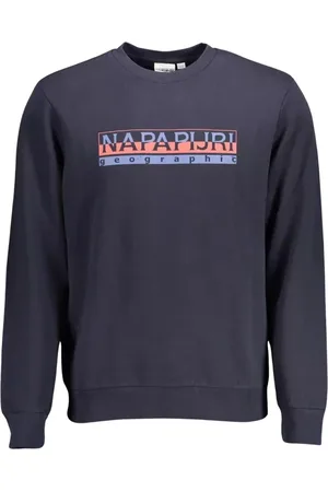 Napapijri Sweathshirts & Hoodies, Herre, Blå, 2XL, Bomuld, Sweatshirts