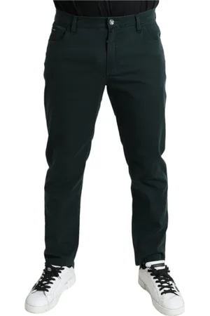 Dolce & Gabbana Jeans, Herre, Grøn, XS, Bomuld, Sweatpants