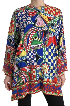 Dolce & Gabbana Bluser & Skjorter, Dame, Flerfarvet, 3XS, Blouses