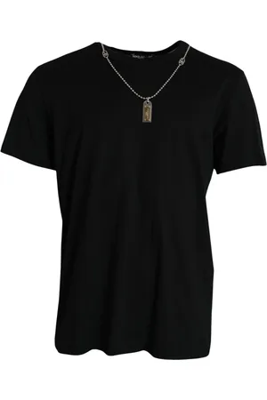 Dolce & Gabbana Top, Herre, Sort, 5XL, Bomuld, T-shirts