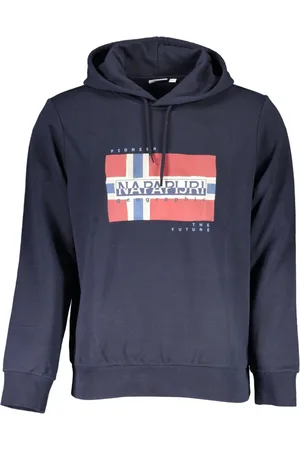 Napapijri Sweathshirts & Hoodies, Herre, Blå, 2XL, Hoodies