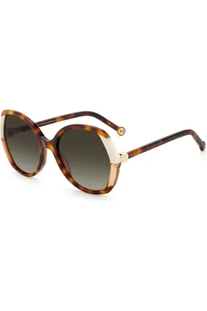Carolina Herrera Tilbehør, Dame, Brun, 58 MM, Uld, Solbriller