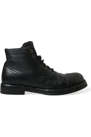 Dolce & Gabbana Sko, Herre, Sort, 41 EU, Læder, Ankelstøvler