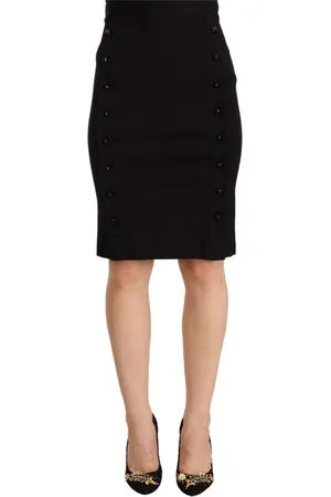 Gianfranco Ferré Nederdel, Dame, Sort, XS, Nylon, Midi Skirts