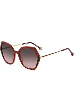Carolina Herrera Tilbehør, unisex, Brun, 55 MM, Solbriller