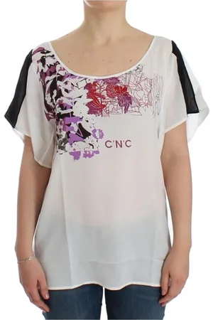 Costume National Top, Dame, Hvid, S, Uld, T-shirts