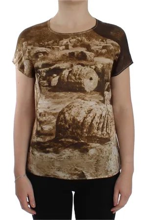 Dolce & Gabbana Top, Dame, Flerfarvet, XS, Uld, T-shirts