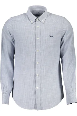 HARMONT&BLAINE Skjorte, Herre, Flerfarvet, M, Bomuld, Polo Bluser