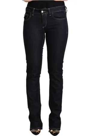 Gianfranco Ferré Jeans, Dame, Sort, W26, Bomuld, Slim-fit Jeans