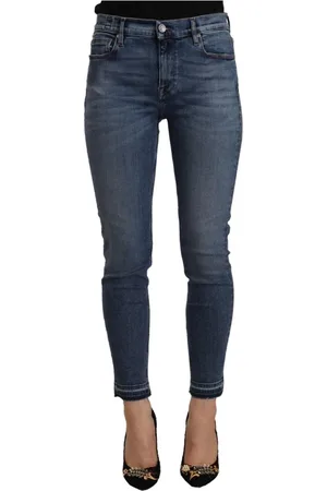 Don the Fuller Jeans, Dame, Blå, W32, Bomuld, Skinny Jeans