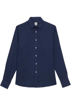 Inès de la Fressange Skjorte, Herre, Blå, S, Blouses & Bluser