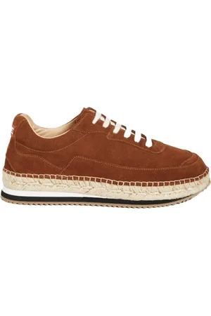 Inès de la Fressange Sko, Dame, Brun, 41 EU, Uld, Brune Ruskind Snøresål Sneakers
