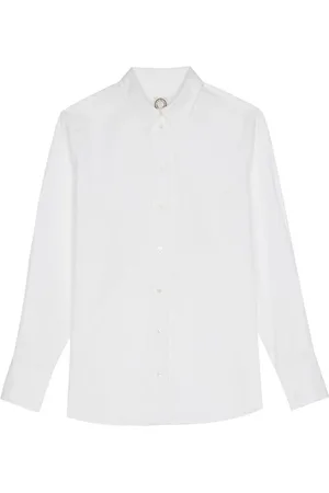 Inès de la Fressange Bluser & Skjorter, Dame, Hvid, L, Denim, Blouses & Bluser