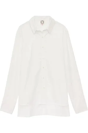 Inès de la Fressange Bluser & Skjorter, Dame, Hvid, S, Bomuld, Blouses & Bluser