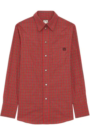 Inès de la Fressange Bluser & Skjorter, Dame, Rød, M, Bomuld, Blouses & Bluser