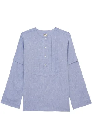 Inès de la Fressange Bluser & Skjorter, Dame, Blå, M, Blouses & Bluser