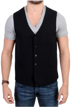Costume National Jakke, Herre, Sort, M, Uld, Vests