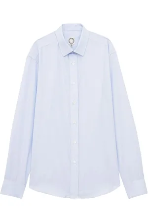 Inès de la Fressange Skjorte, Herre, Blå, XL, Bomuld, Blouses & Bluser
