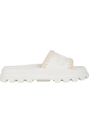 Mou Sko, Dame, Hvid, 37 EU, Hvid Eva Slide Sandal