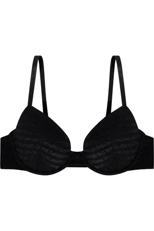 Emporio Armani Undertøj, Dame, Sort, 85B EU, BH med logo
