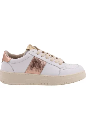 SAINT SNEAKERS Sko, Dame, Hvid, 39 EU, Læder, Lamineret lædersneakers