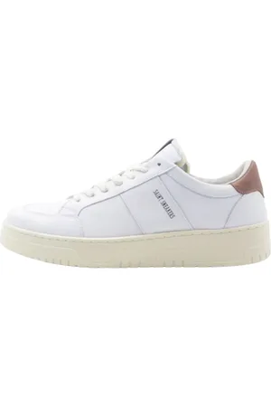 SAINT SNEAKERS Sko, Herre, Hvid, 43 EU, Uld, Hvide Klassiske Sneakers