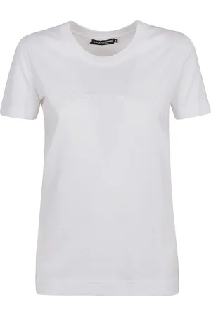 Dolce & Gabbana Top, Dame, Hvid, XS, Bomuld, T-shirts