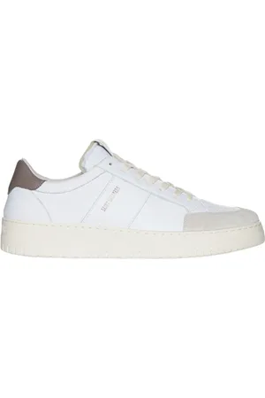 SAINT SNEAKERS Sko, Herre, Hvid, 45 EU, Uld, Klassiske Hvide Sneakers