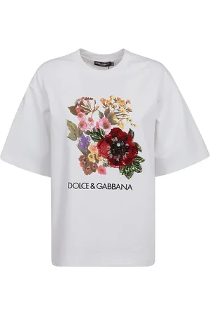 Dolce & Gabbana Top, Dame, Hvid, 2XS, Bomuld, T-shirts