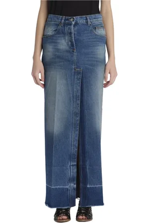 Nº21 Nederdel, Dame, Sort, 2XL, Denim, Denim Skirts